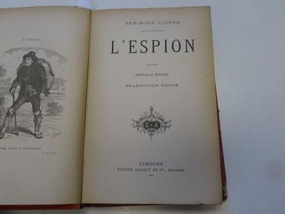 null "L'espion", Fennimore Cooper; Ed. Eugène Ardant, circa 1891, 240 p. (bad co...