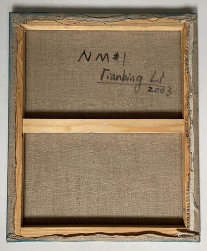 TIANBING LI (1974) 静物画，2003年
布面油画，背面有签名、题名和日期：2003年
55 x 46 cm。