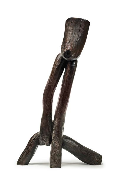 WANG KEPING (1949) 
Character, circa 1990

Sculpture in wood, signed lower back

H....