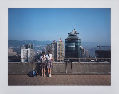 WENG FEN (1961) 
Bird's eye view - Chongqing, 2005

C-Print on diasec, signed and...