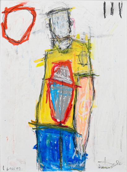 GOSS Edward Untitled / Mixed media on paper / Signed and dated 01 lower left / Signed...