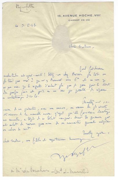 PEYREFITTE, Roger (1907-2000), romancier, prix Renaudot pour Les Amitiés particulières....