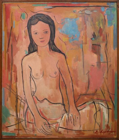Emile LAHNER (1893-1980) 
Jeune fille



Huile sur toile, signée en bas à droite



65...