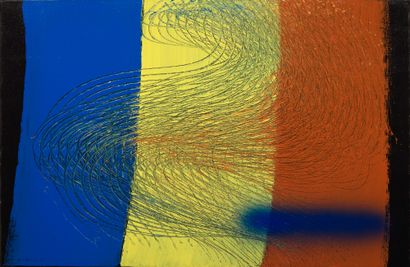 Hans HARTUNG (1904-1989) 
T 1971, R5



丙烯酸画布，左下方有签名和日期1971年



60 x 92 cm





专著...