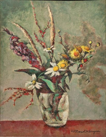 Tristan KLINGSOR (1874-1966) 
# Vase fleuri, circa 1940



Deux huiles sur panneaux,...