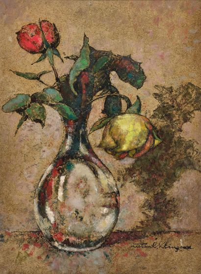Tristan KLINGSOR (1874-1966) 
# Vase in Bloom, circa 1930



Two oil on panels, signed



27...