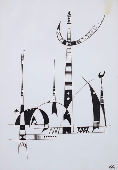 Bernard HOLAS (1907-1978) 
Abstraction 



Technique mixte 



49,5 x 64,5 cm 





Joint :...