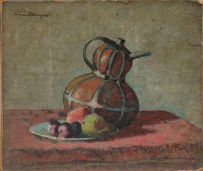 Tristan KLINGSOR (1874-1966) 
Nature morte et Calebasse et fruits



Deux huiles...