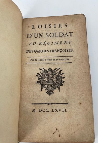 Ferdinand Desrivières 
Loisirs d’un soldat au régiment des gardes Françoises, 1767

Un...