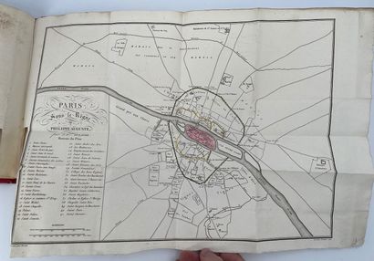 J. A. DULAURE 
Histoire physique, civile et morale de Paris, Atlas, Paris, Guillaume,...