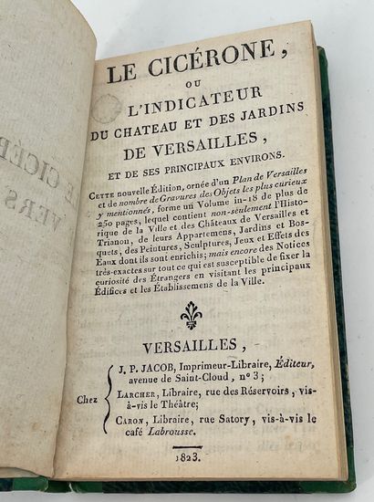 null 
The Cicérone, or indicator of the Palace and Gardens of Versailles and its...