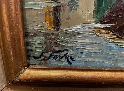 null Jean FAVRE (1921-2000)

View on a bridge

Oil on panel signed lower left

46...