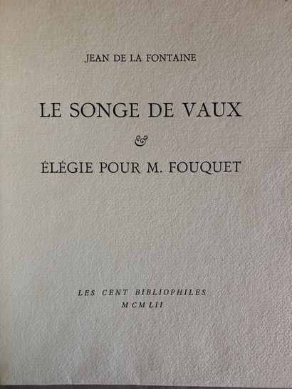Jean de La Fontaine 
Le singe de Vaux élégie pour M.Fouquet 