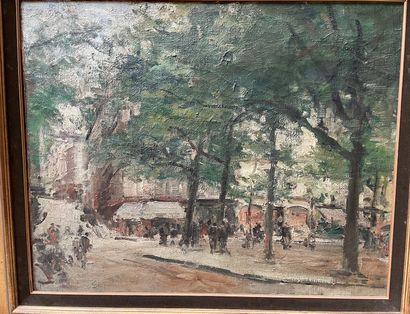 null French school, 20th century

Market Square

Oil on canvas

65.5 x 81 cm.

Pictorial...