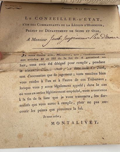 J.-P. Jacob 
凡尔赛的Cicerone或这个城市的好奇心和设施的指标：Almanach de l'An 1806，凡尔赛，1806。 

全皮卷10...