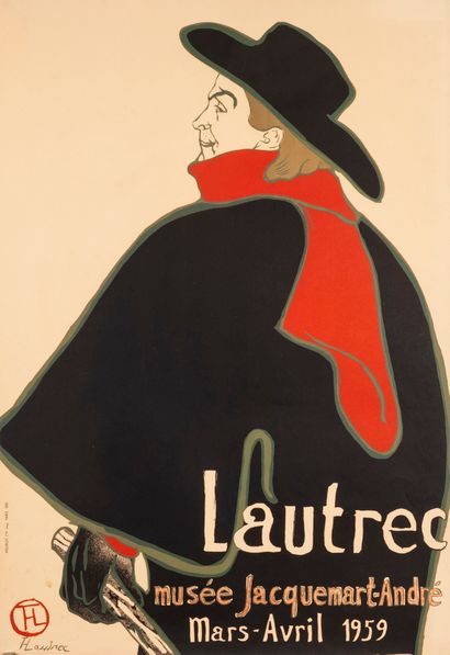 null TOULOUSE-LAUTREC Henri de d'après. Lautrec Musée Jacquemart-André. Mars-Avril...