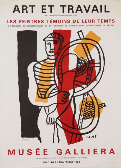 null LEGER Fernand. Musée d'Art Moderne de la Ville de Paris. Le Travail. Les Peintres...