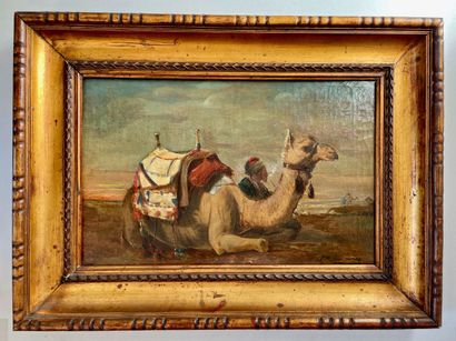 Jean-Baptiste HUYSMANS (1888-1906) 


The stop of the camel driver



Oil on canvas,...