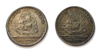 null # Monnaies Françaises
Louis XV (1715-1774)
Jeton en argent, Chambre de commerce...