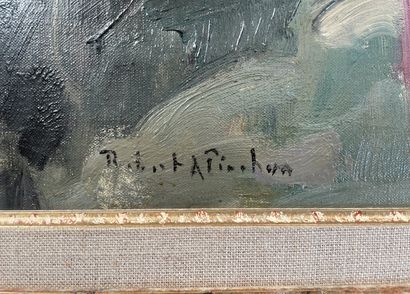 Robert Antoine PINCHON (1886-1943) 
Honfleur, La Lieutenance
Oil on canvas signed...