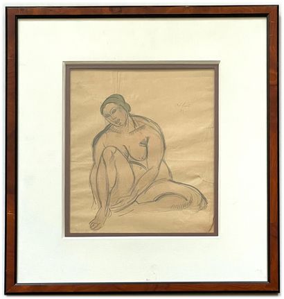 André LHOTE (1885-1962) 


Seated Nude, circa 1910



Graphite and watercolour on...