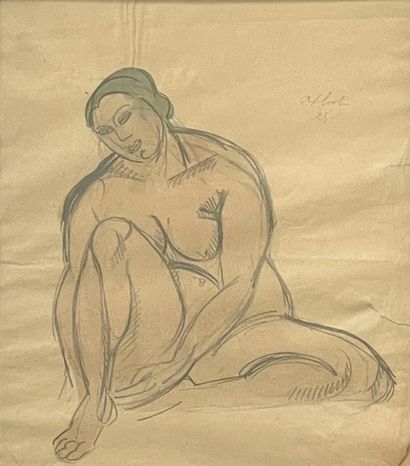 André LHOTE (1885-1962) 


Seated Nude, circa 1910



Graphite and watercolour on...