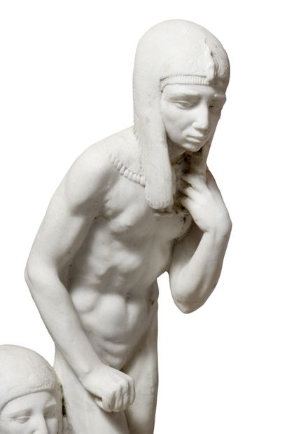 École ORIENTALISTE, XXème siècle 


Moses Saved from the Waters, 1914



Marble sculpture



Bearing...
