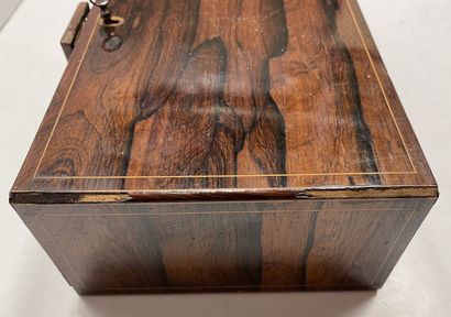 null Nice set of four books in their rosewood veneer case underlined by two light...