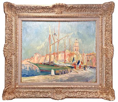 Robert Antoine PINCHON (1886-1943) 


Vue du port de Saint-Tropez



Huile sur toile...