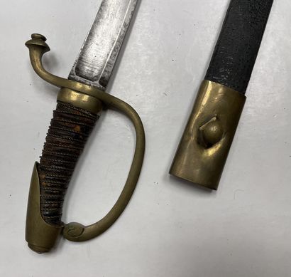 null Sabre briquet of grenadier or chasseur à pied to the model of the consular guard...