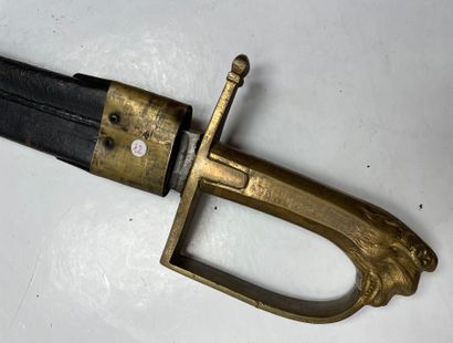 null Sabre lighter of grenadier type 1790
Bronze frame. Handle with facet with pommel...