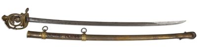 null Sabre du type des grenadiers à cheval de la Garde
Impériale, modèle 1812
Poignée...