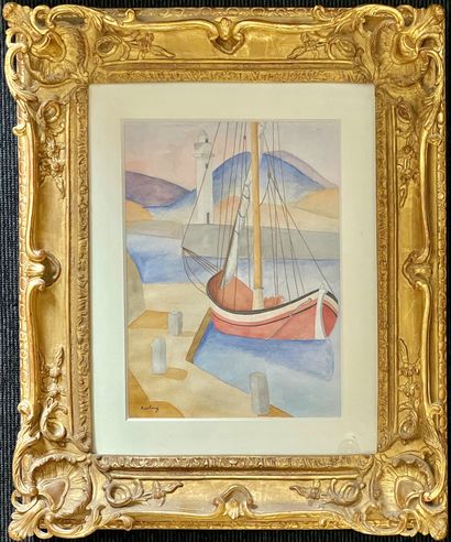Moïse KISLING (1891-1953) 


La Tartane, 1919



Aquarelle sur papier signée en bas...