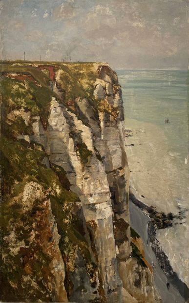 ÉCOLE FRANÇAISE, fin XIXe siècle 


The Alabaster Coast



Oil on panel, dated lower...