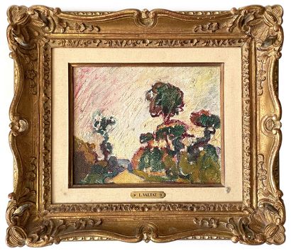 Louis VALTAT (1869-1952) 


Landscape



Oil on isorel panel signed with initials...