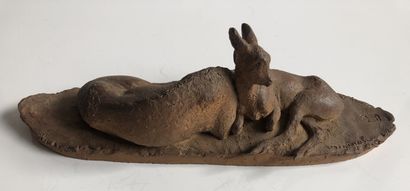 Ary Jean Léon BITTER (1883-1973) 


Reclining deer



Original terracotta signed...