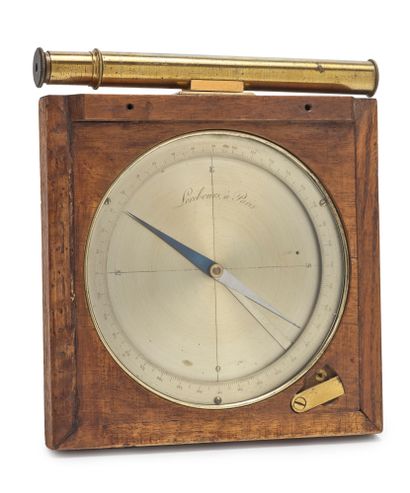 null Wooden forestry compass with side bezel
Signed LEREBOURG in Paris
France, late...