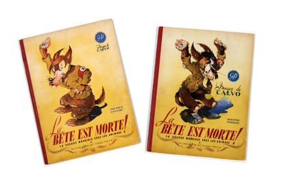 null Bête est morte 1 et 2 : Set of 2 albums in EO. A name in volume 1 (Good condition),...