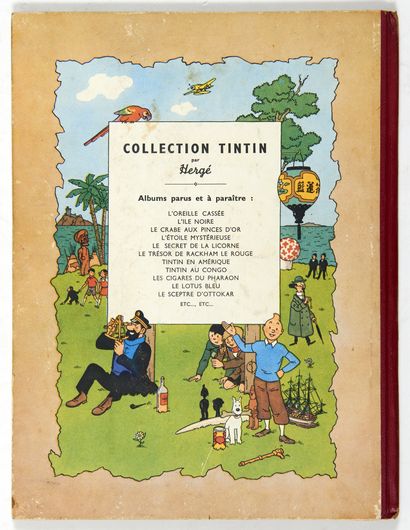 null Tintin - En Amérique : Edition originale B1 de 1945. Bon état +.