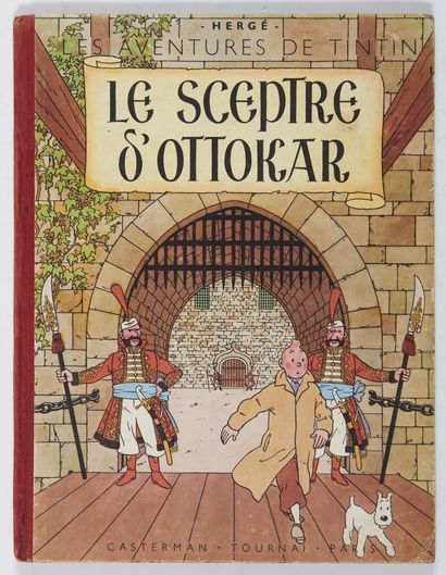 null Tintin - Le sceptre d'Ottokar : Edition originale B1 de 1947. Une déchirure...
