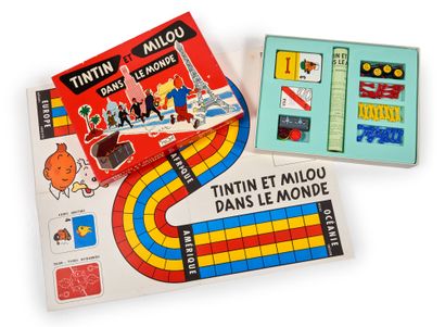 Tintin et Milou dans le monde : Jeu édité...