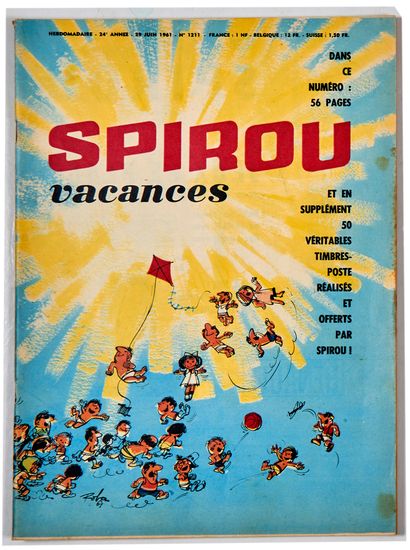 null Spirou - issue 1211 : Superb magazine complete with its mini-story Le faux Schtroumpf...