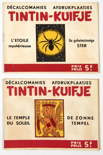 null Décalcomanies - Ensemble de 2 carnets : Temple du soleil + étoile mystérieuse....