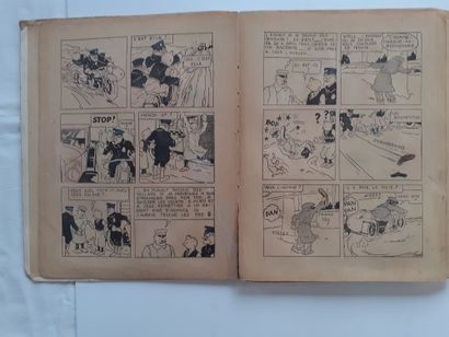 null Tintin B&W - In America : First edition (1st thousand). A cloth has been added...