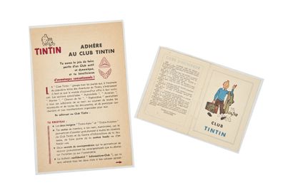 Club Tintin - Membership card + membership...