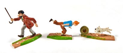 Tintin/Moulinsart - Ensemble de 3 personnages :...