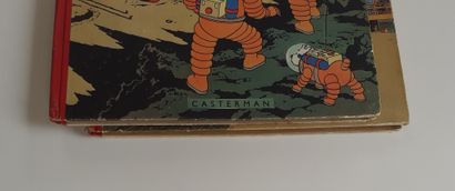 null Tintin - Ensemble de 2 albums : Objectif Lune et On a marché sur la lune. Editions...