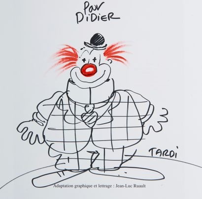Tardi - Set of 2 dedications: Nestor Burma. 2x Une gueule de bois en plombs (1990...