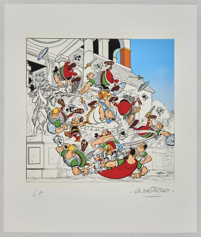 null Asterix - "La Traviata" silkscreen print : A magnificent edition of 100 copies...