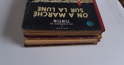 null Tintin - Ensemble de 7 albums: 7 boules de cristal (B22), Affaire Tournesol...